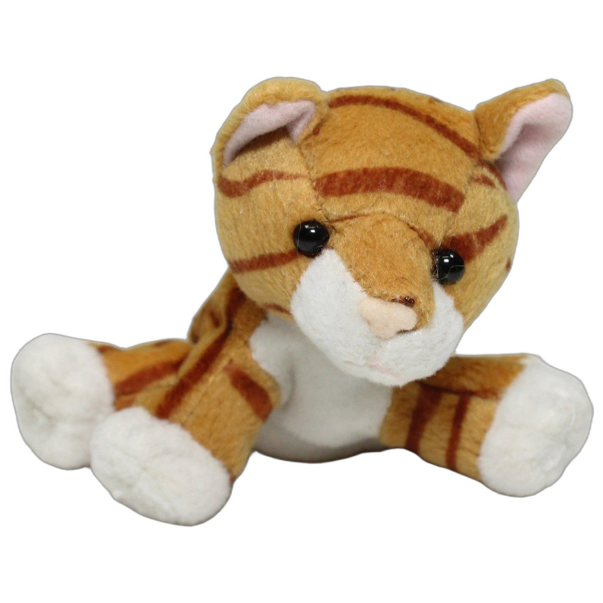123000028529 Kitekat Kitekat, Kleines gestreiftes Kätzchen Kuscheltier Kumpel Leo 10cm _Wieder Da_ Braun