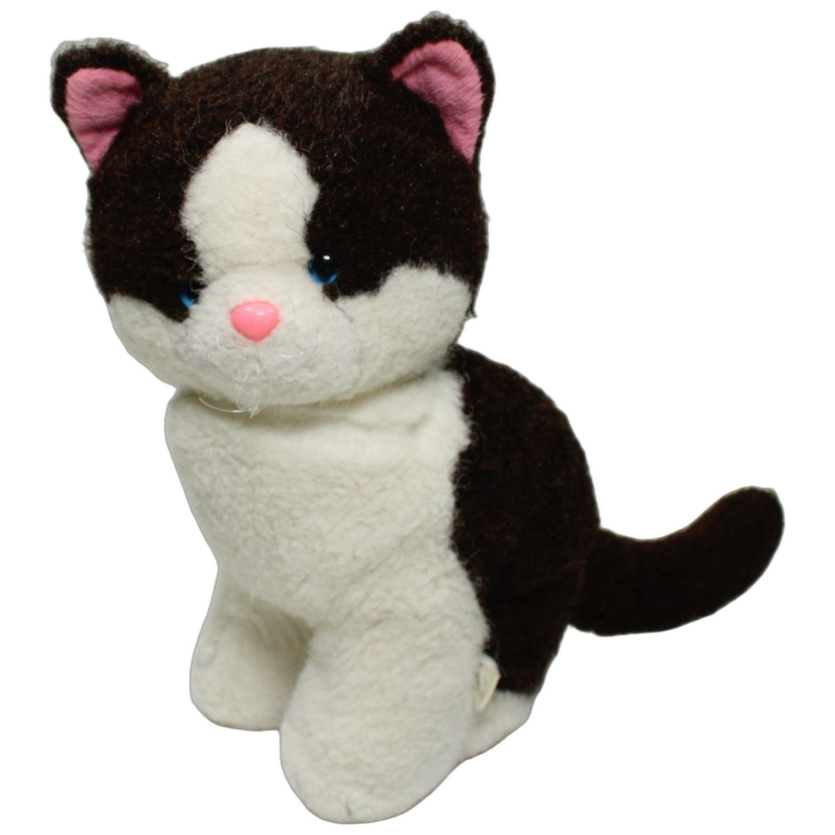 123000028579 Seneca Herzl, Katze mit blauen Augen Kuscheltier Kumpel Leo 28cm _Wieder Da_ Braun