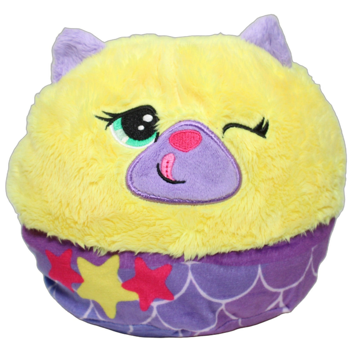 123000028587 Basic Fun! Misfittens Merkitties, gelbe Katze Kuscheltier Kumpel Leo 20cm ebay-stofftiere Gebraucht