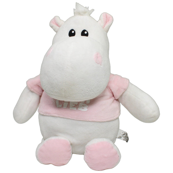 Flos Toys, weißes Nilpferd "HAB´ DiCH LiEB"