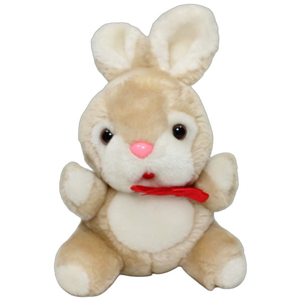 Kleiner Hase mit roter Schleife