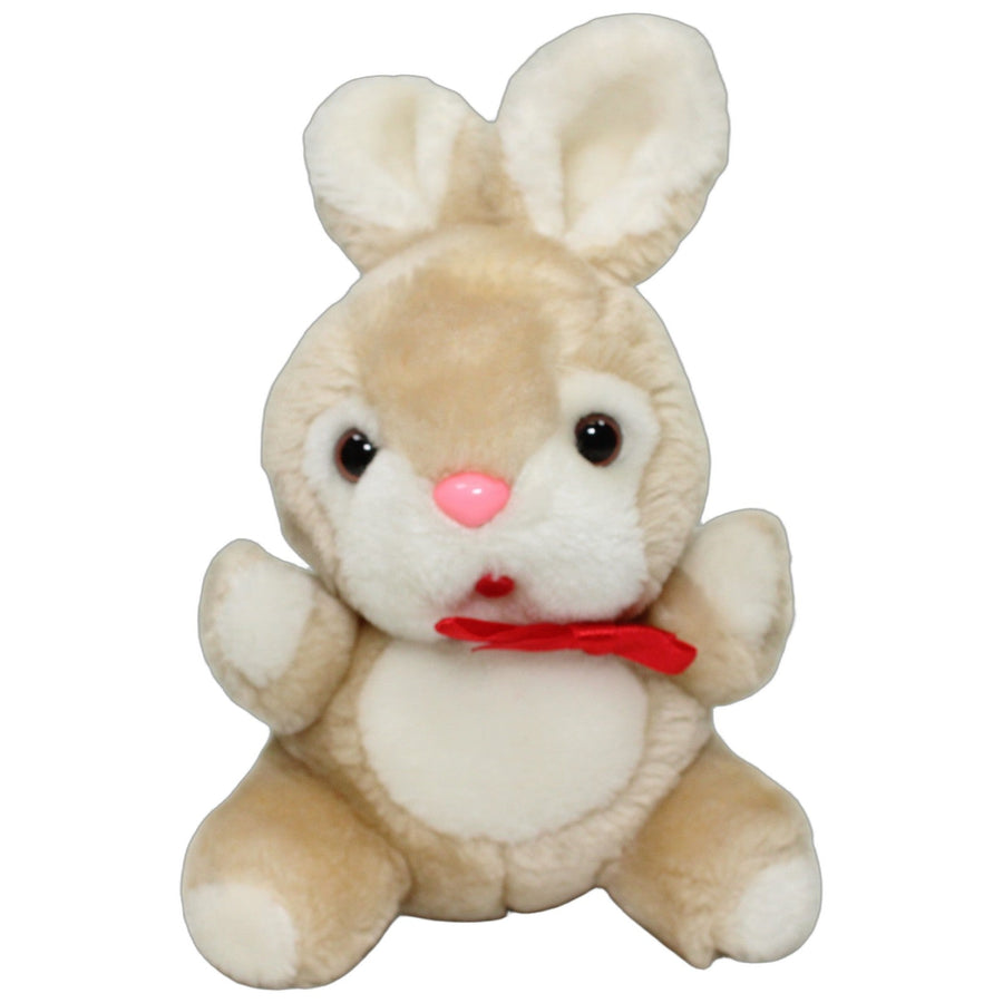 Kleiner Hase mit roter Schleife