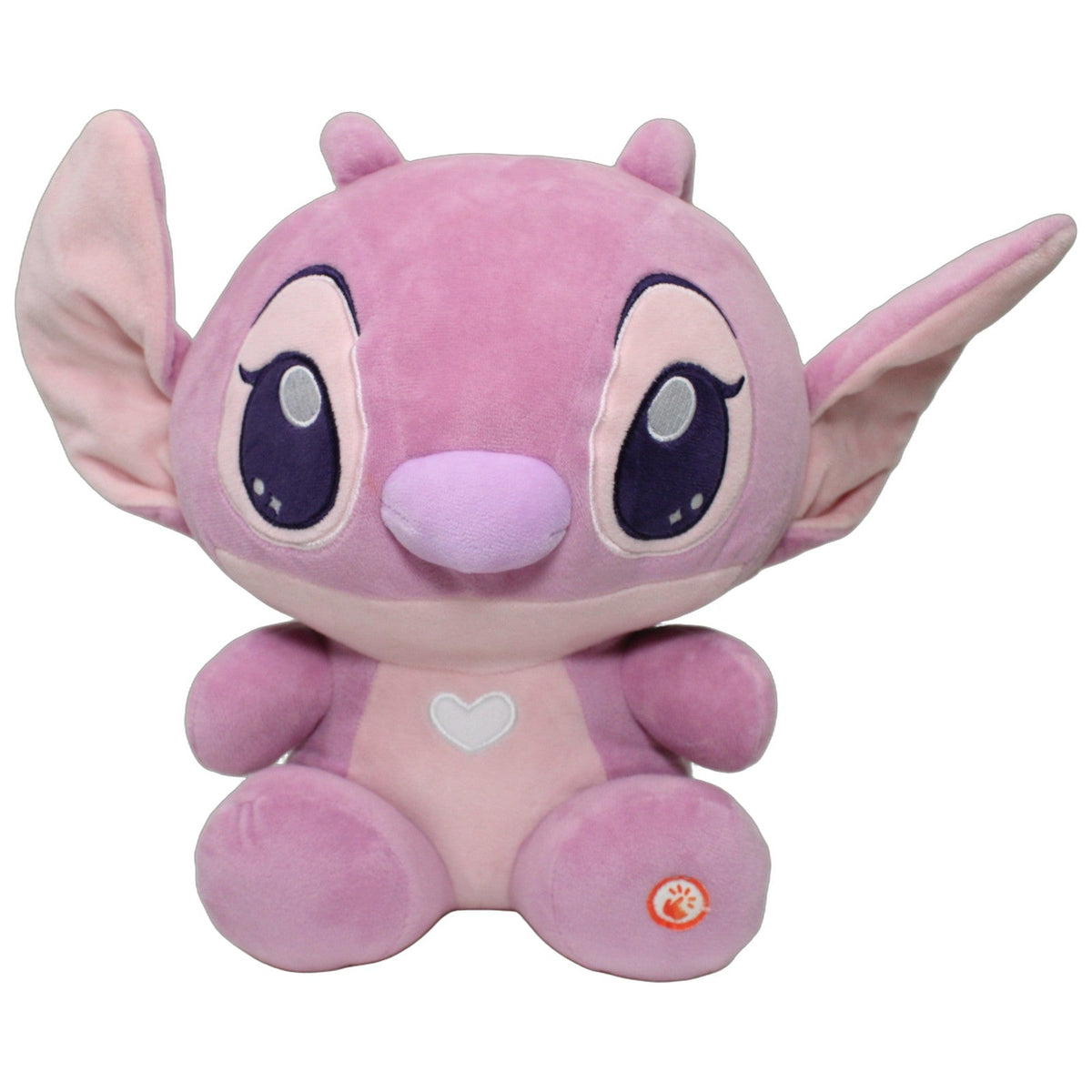 123000028620 Primark Angel mit leuchtendem Herz aus Disney Lilo & Stitch Kuscheltier Kumpel Leo 25cm Alien Charakter