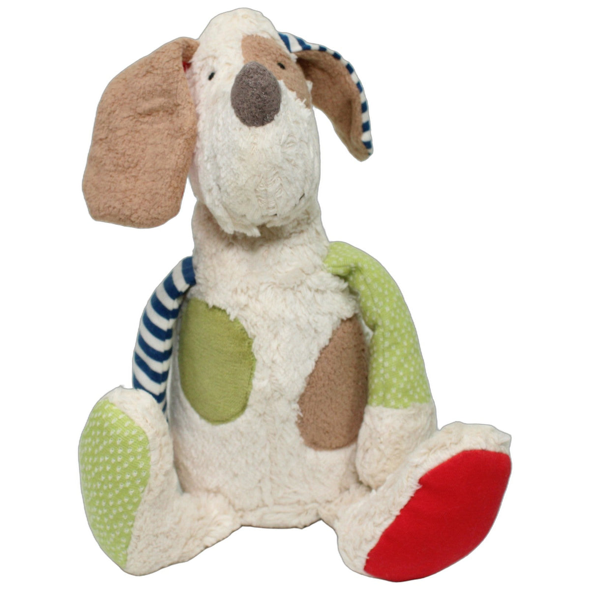 123000028621 Sigikid Patchwork Hund mit Schafwolle-Füllung Kuscheltier Kumpel Leo 30cm ebay-20-stofftiere Gebraucht