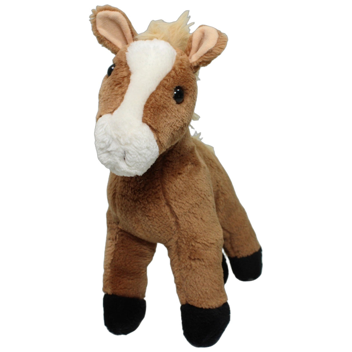 123000028644 PAN TOYS Stehendes braunes Pferd Kuscheltier Kumpel Leo 30cm Beige Braun