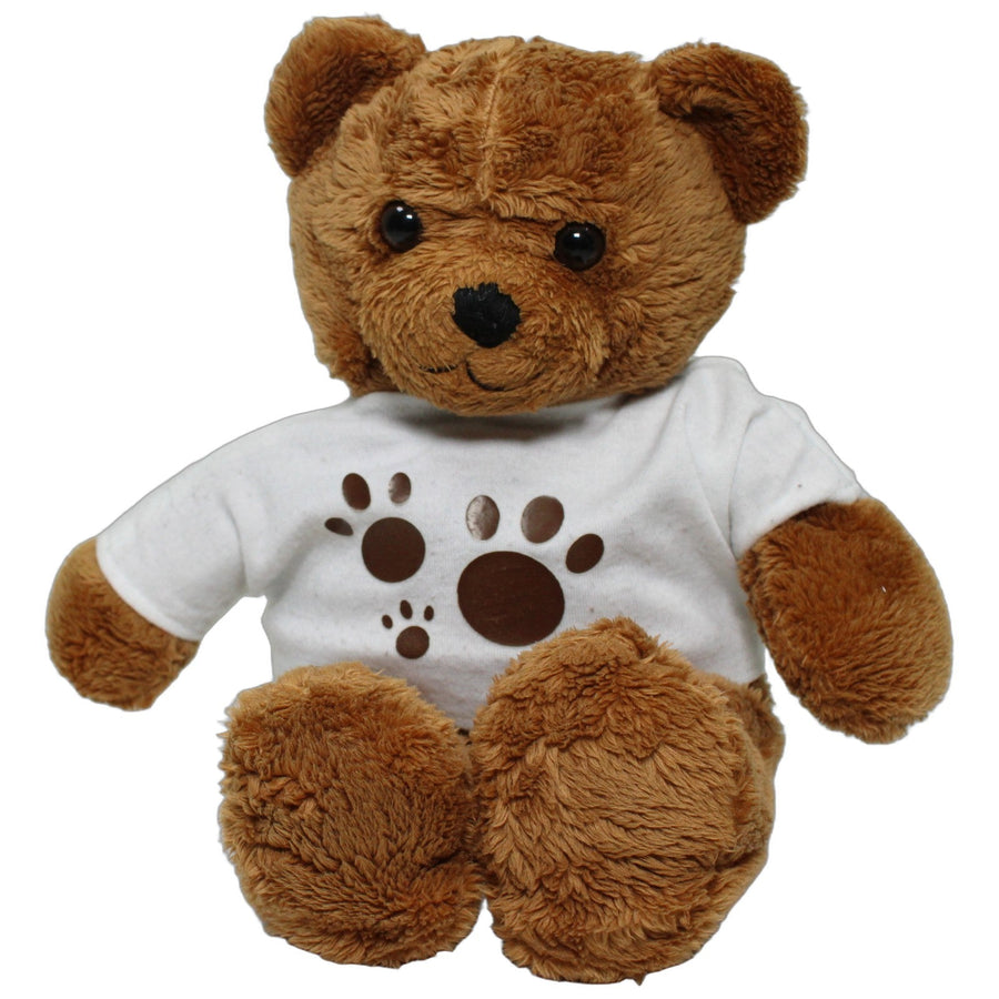 Brauner Schlenker-Bär mit Pfotenshirt