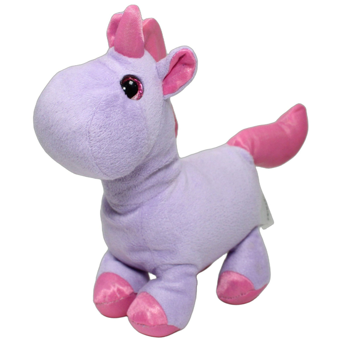 123000028659 Primark Lila Einhorn mit pinker Mähne Kuscheltier Kumpel Leo 25cm ebay-20-stofftiere Einhorn