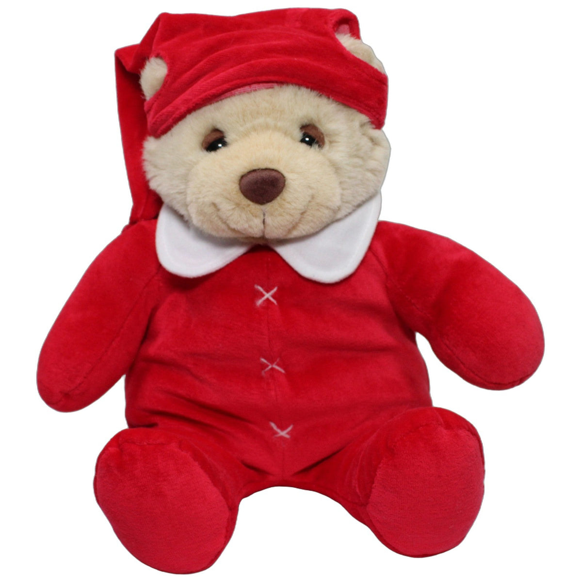 123000028669 Esbe International Weicher Teddybär mit roter Zipfelmütze & Kleidung Kuscheltier Kumpel Leo 38cm Beige ebay-20-stofftiere
