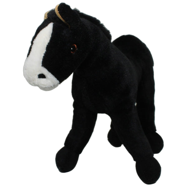 Schwarzes Pferd mit weißer Blesse, KLAPPA