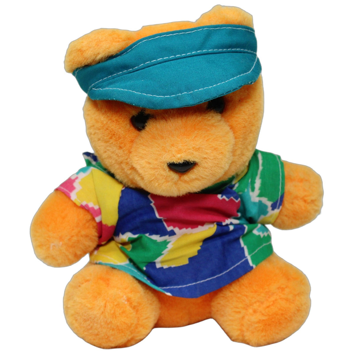 123000028699 John Oranger Teddy mit Kappe & buntem Shirt Kuscheltier Kumpel Leo 17cm Blau ebay-20-stofftiere