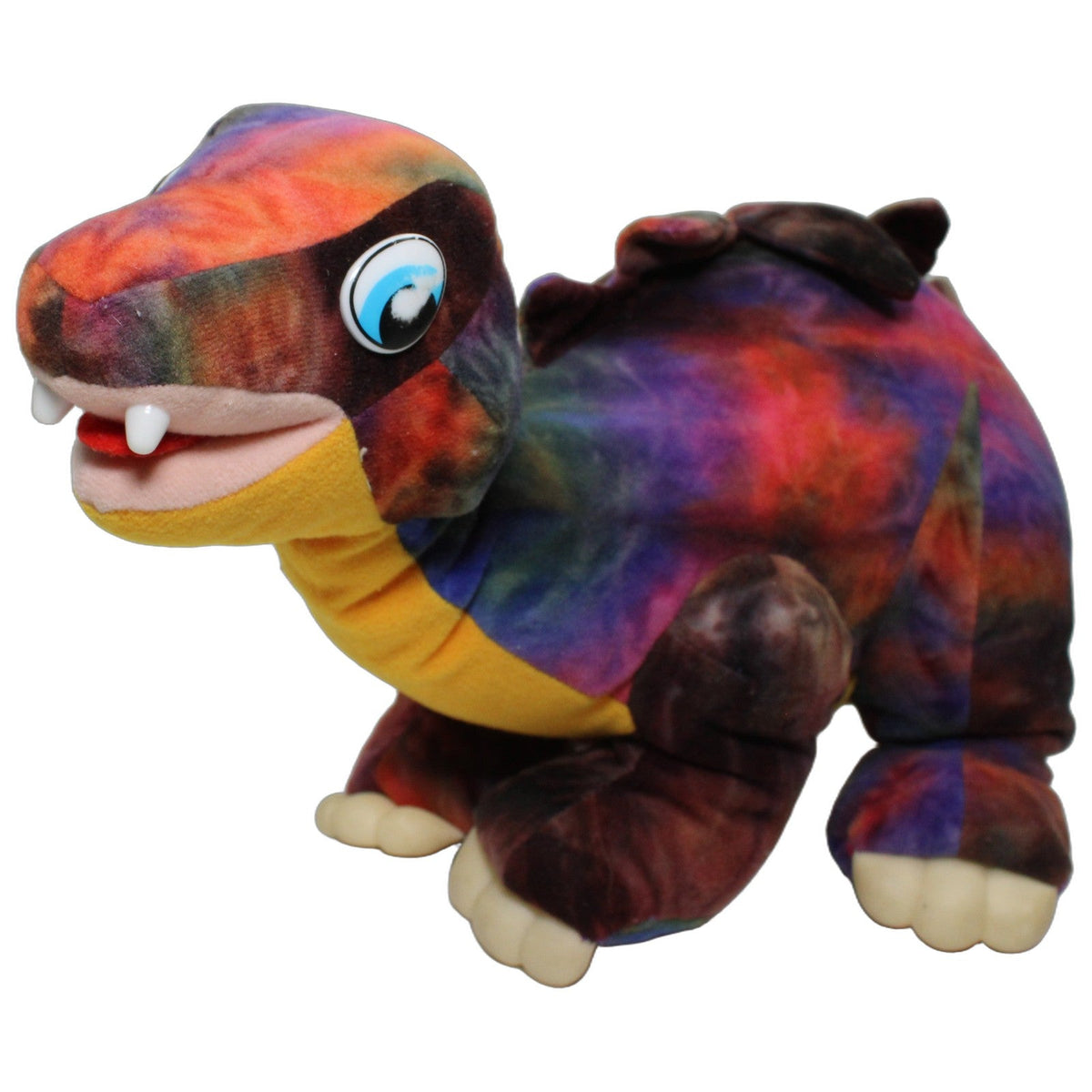 123000028710 Unbekannt XL bunter Dinosaurier mit Quietscher & Stauraum Kuscheltier Kumpel Leo 43cm Dinosaurier ebay-20-stofftiere