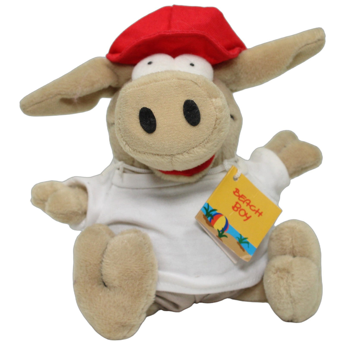 123000028744 HEYE Schwein Beach Boy Kuscheltier Kumpel Leo 1998 20cm Beige
