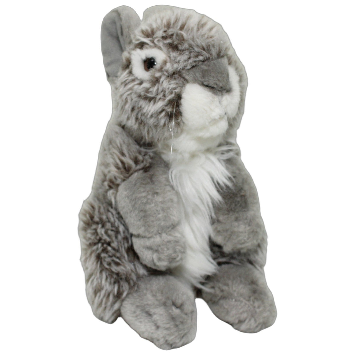 123000028773 Uni-Toys Stehendes Kaninchen, grau-weiß Kuscheltier Kumpel Leo 18cm ebay-stofftiere Gebraucht