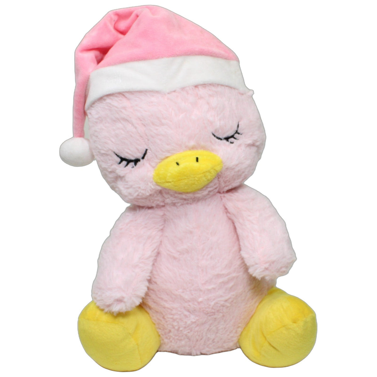 123000028782 KiK Schlafendes rosa Küken mit Zipfelmütze, groß Kuscheltier Kumpel Leo 38cm ebay-20-stofftiere Gebraucht