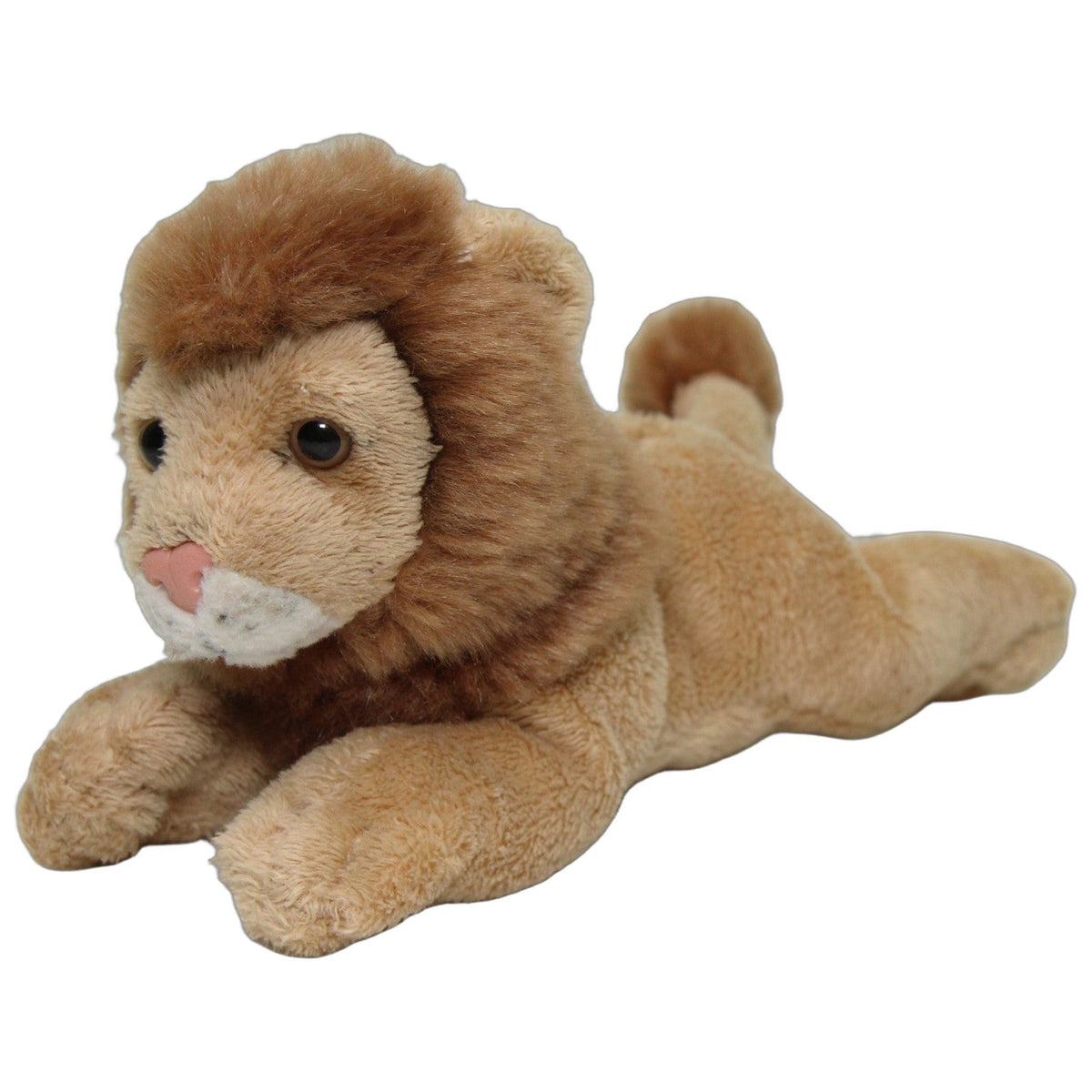 123000028809 Nicotoy Kleiner liegender Löwe Kuscheltier Kumpel Leo 16cm Beige Braun