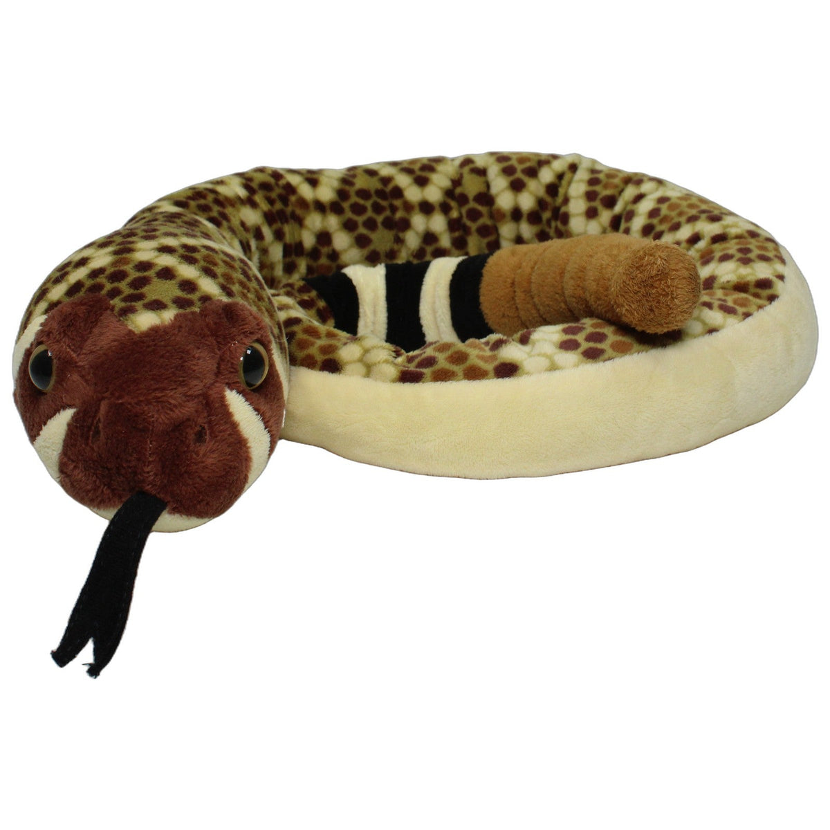 123000028830 Unbekannt Hübsche Klapperschlange Kuscheltier Kumpel Leo 130cm Beige Braun