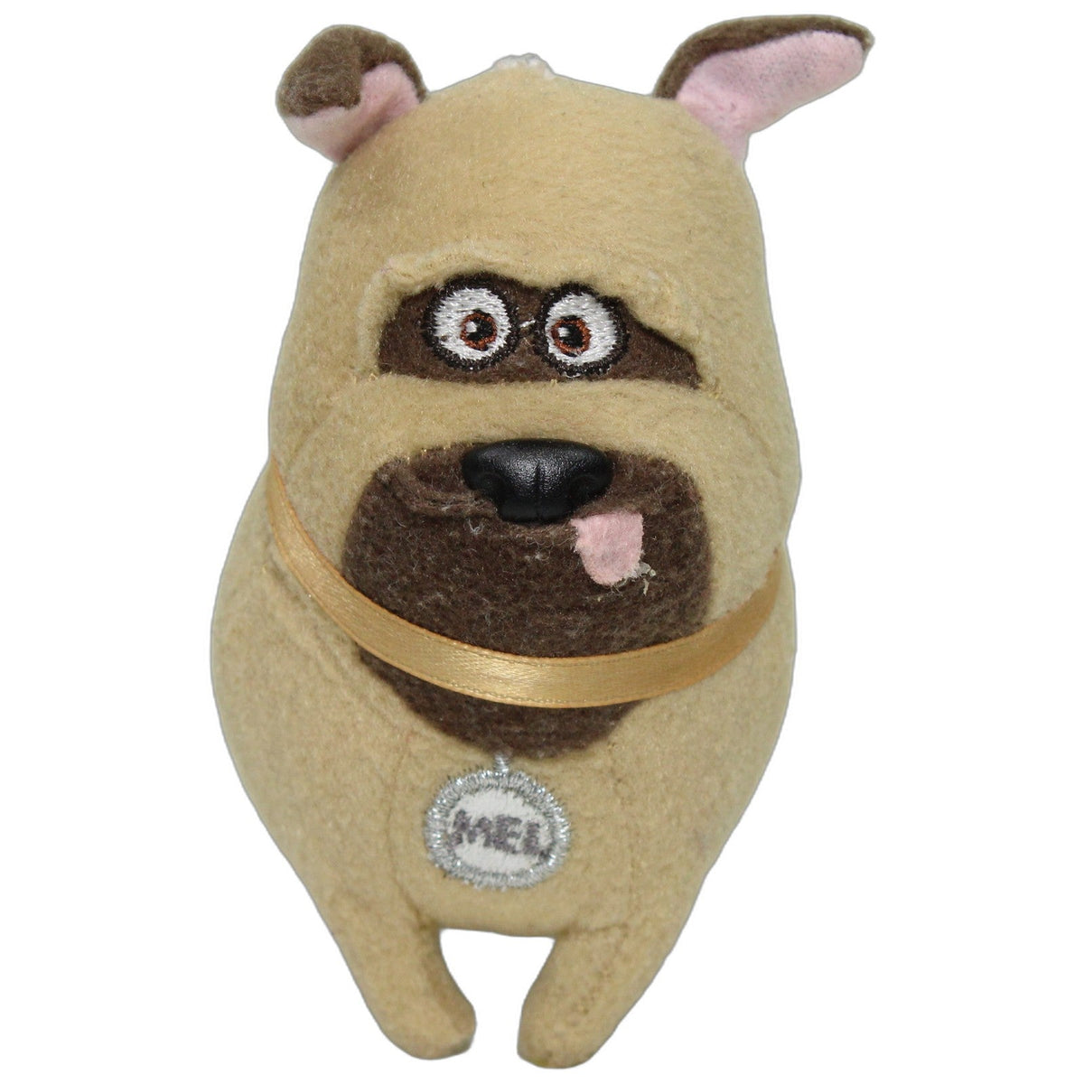 123000028833 Unbekannt Mel aus Pets, mini Kuscheltier Kumpel Leo 9cm Beige Braun