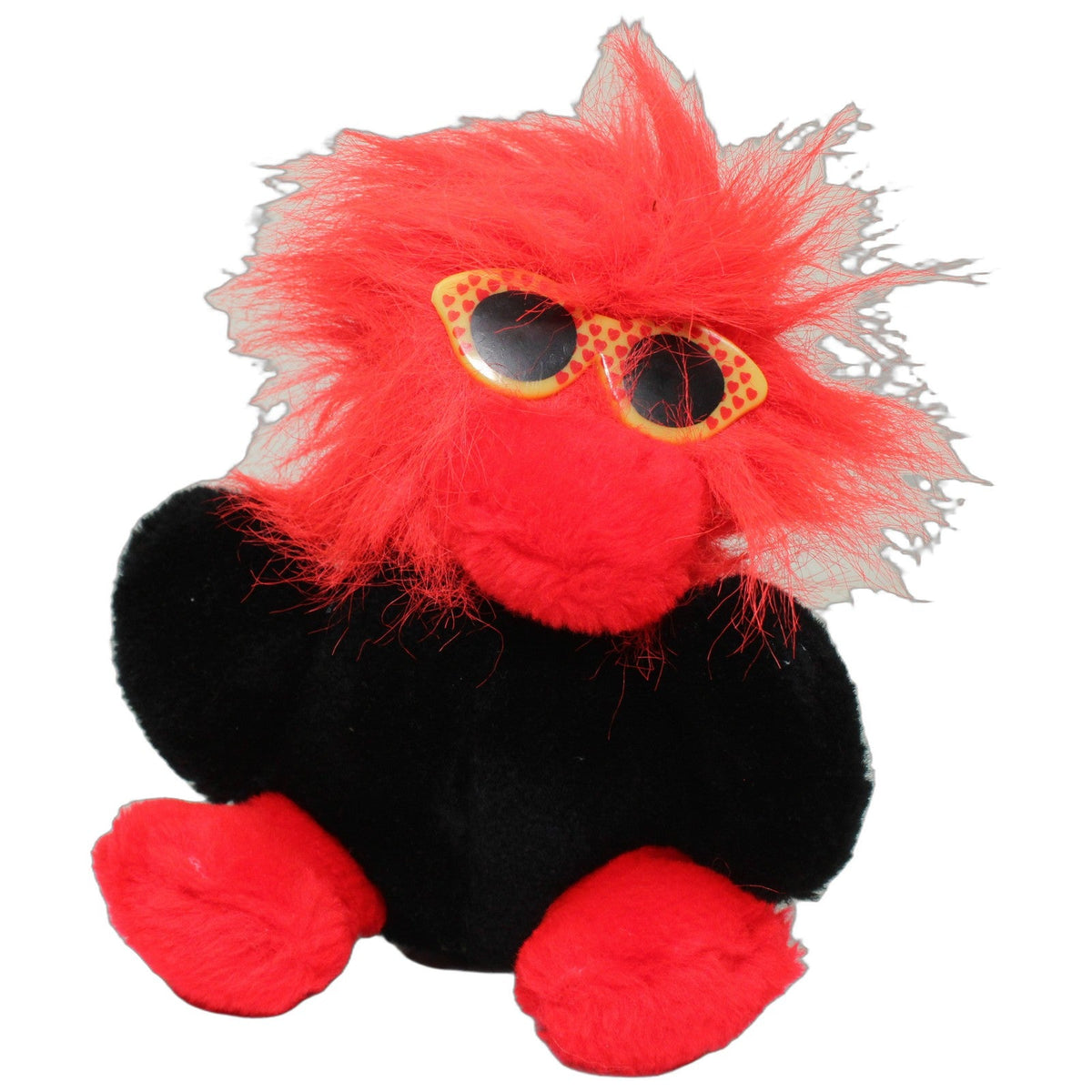 123000028846 Seneca Herzl, Lustiger roter Vogel mit Sonnenbrille Kuscheltier Kumpel Leo 20cm ebay-stofftiere Gebraucht