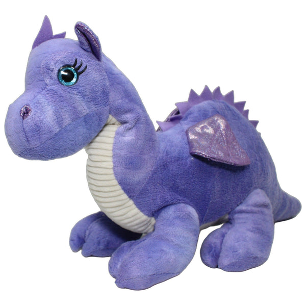 Großer violetter Drache mit Flügeln
