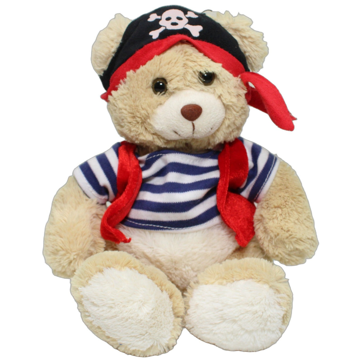123000028866 C.G. Heusweiler Cooler Piraten-Teddy Kuscheltier Kumpel Leo 30cm Beige Blau