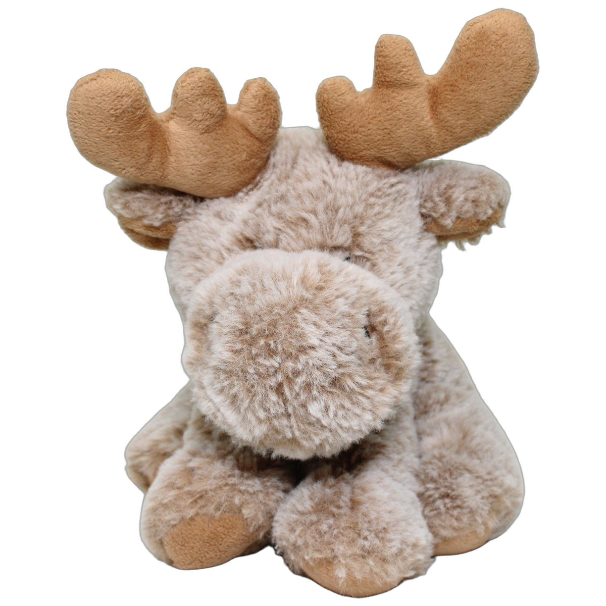 123000028886 Lappituote Oy Weicher beiger Elch, sitzend Kuscheltier Kumpel Leo 23cm Beige Braun