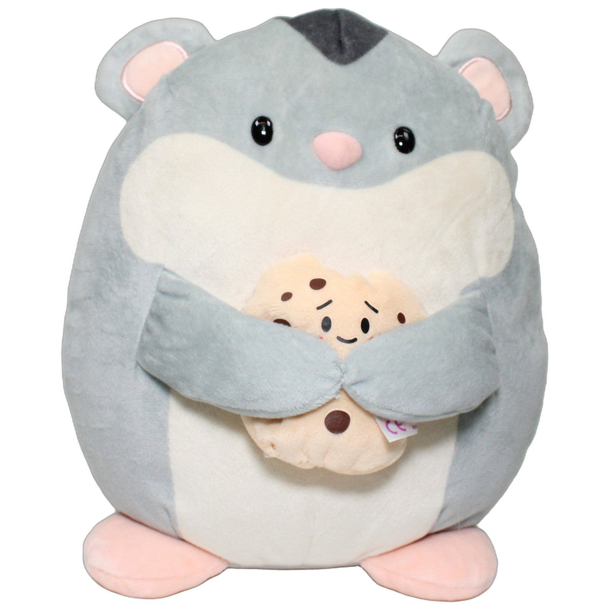 123000028928 NICI MyMochi, Hamster Shai mit Keks Kuscheltier Kumpel Leo 25cm Beige Braun