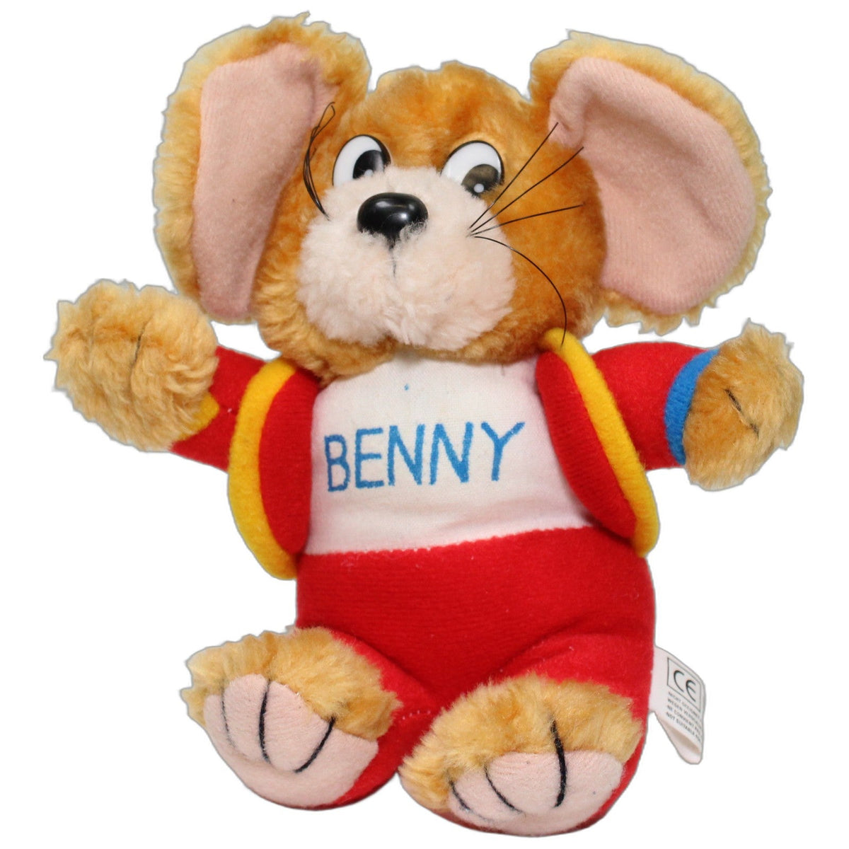 123000029020 Unbekannt Maus Benny mit Saugnapf Kuscheltier Kumpel Leo 20cm Braun ebay-stofftiere
