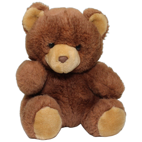 Sitzender Teddybär, dunkelbraun