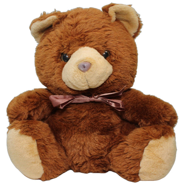 Happy People, großer brauner Teddybär mit Schleife