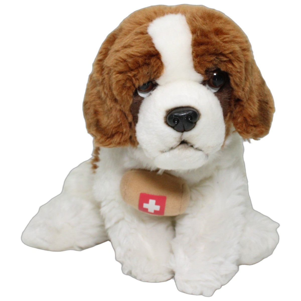 123000029074 Unbekannt Bernhardiner mit Schweizer Fass, sitzend Kuscheltier Kumpel Leo 30cm Braun ebay-20-stofftiere