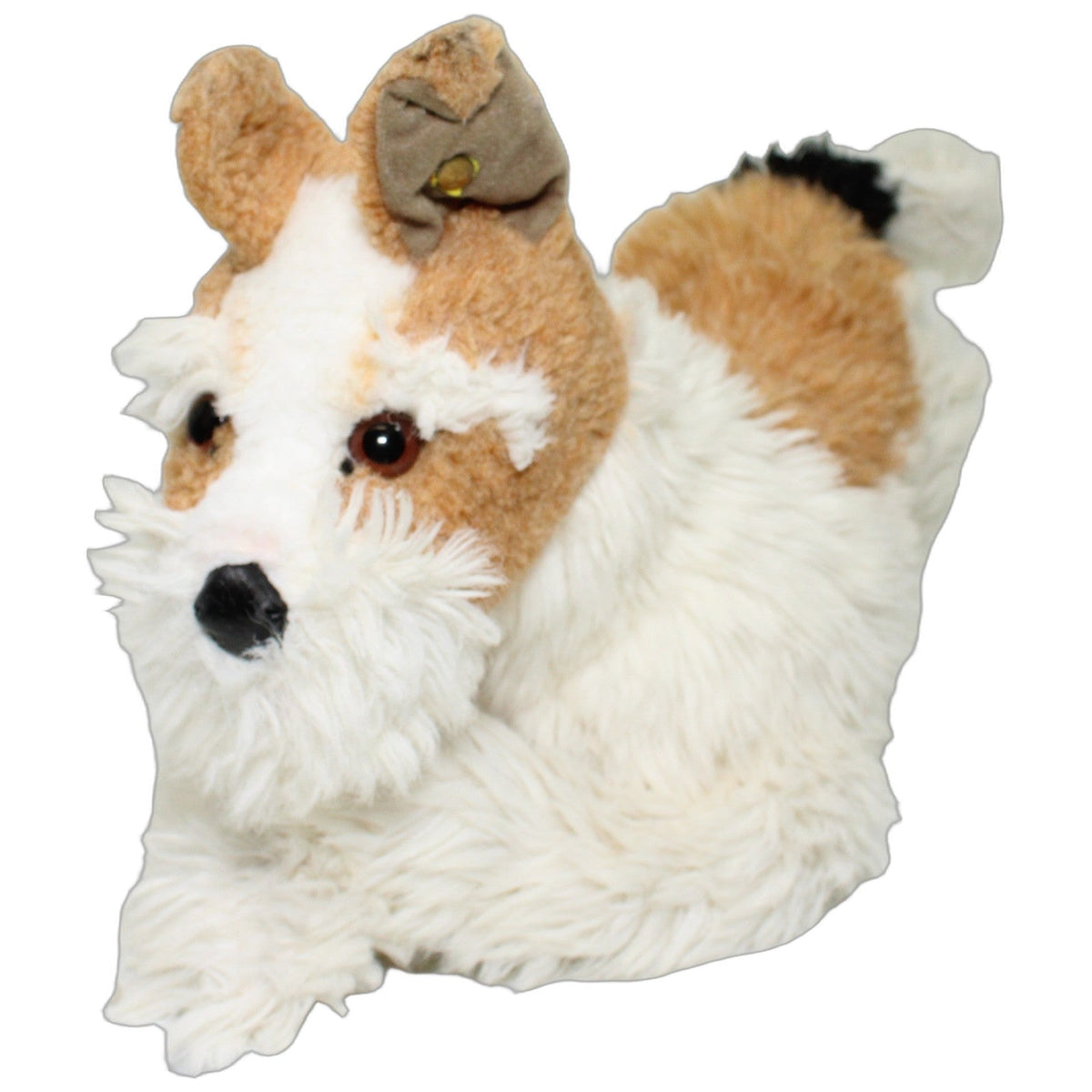 123000029075 Steiff Großer Foxterrier, liegend (ohne Fähnchen) Kuscheltier Kumpel Leo 37cm Beige ebay-20-stofftiere