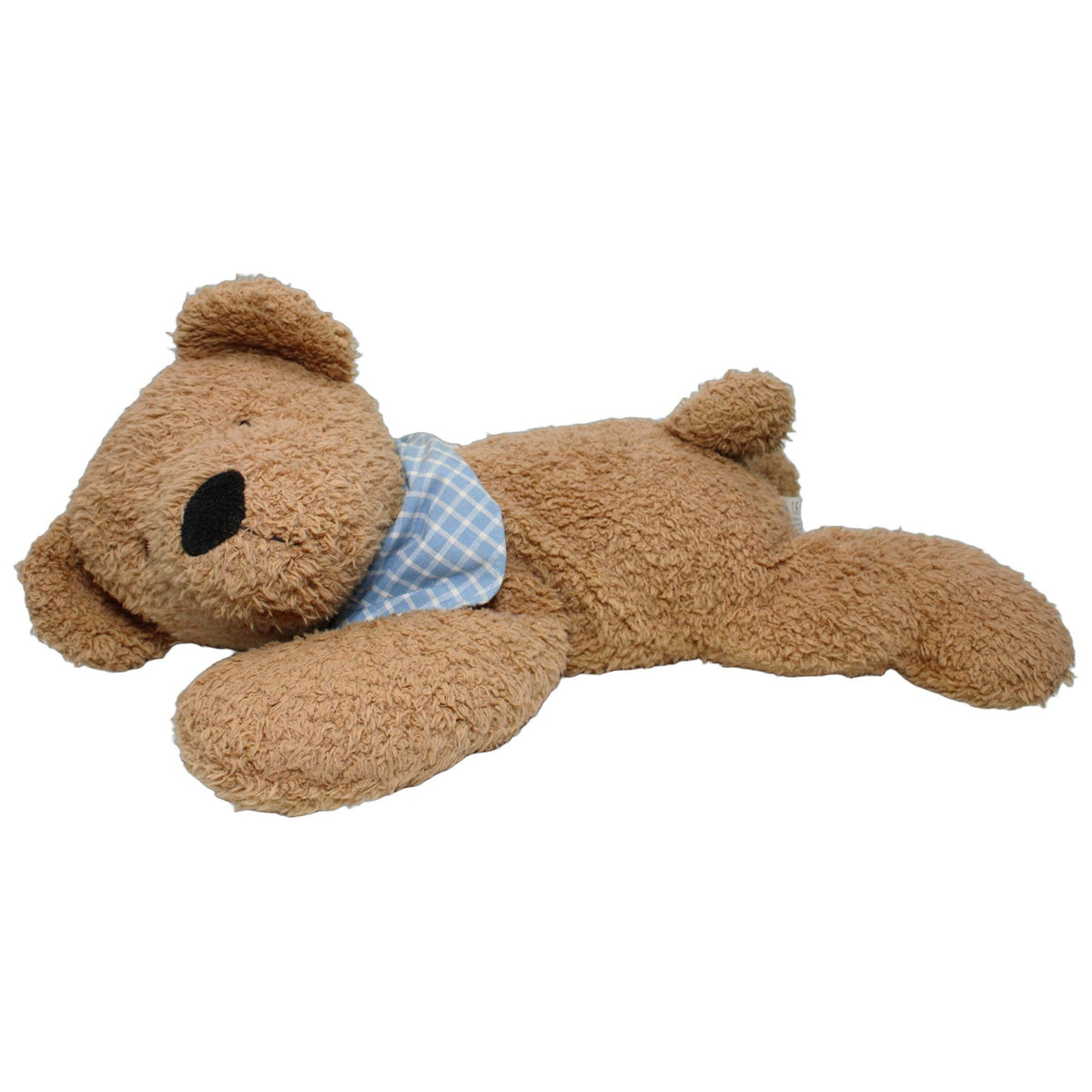 123000029199 Playbear ALDI Bambia Collection, XL Bär mit blauem Halstuch Kuscheltier Kumpel Leo 45cm Blau Braun