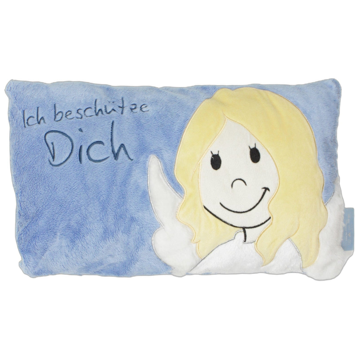 123000029233 Depesche Studio B, Schutzengel "Ich beschuütze Dich" Kissen Kumpel Leo 25cm 40cm Beige