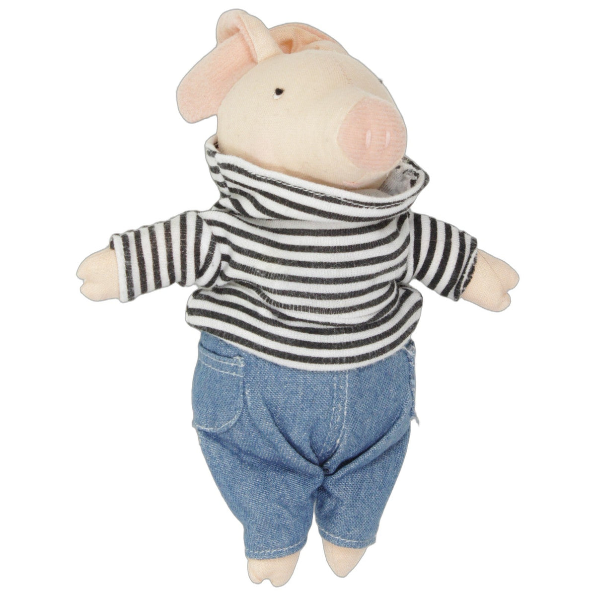 123000029270 Crocodile Creek Schwein aus Hops & Huper (Toot & Puddle) Kuscheltier Kumpel Leo 15cm 1997 Blau