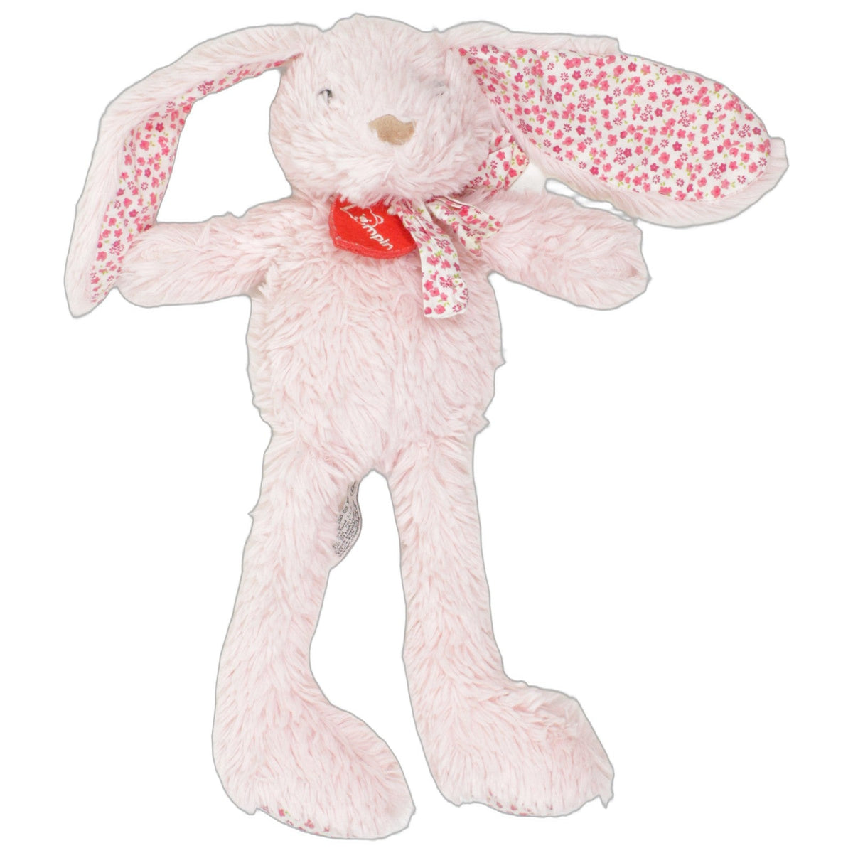 123000029285 Woodyland Lumpin, rosa Schlenker Hase mit Blumenmuster Kuscheltier Kumpel Leo 35cm ebay-stofftiere Gebraucht