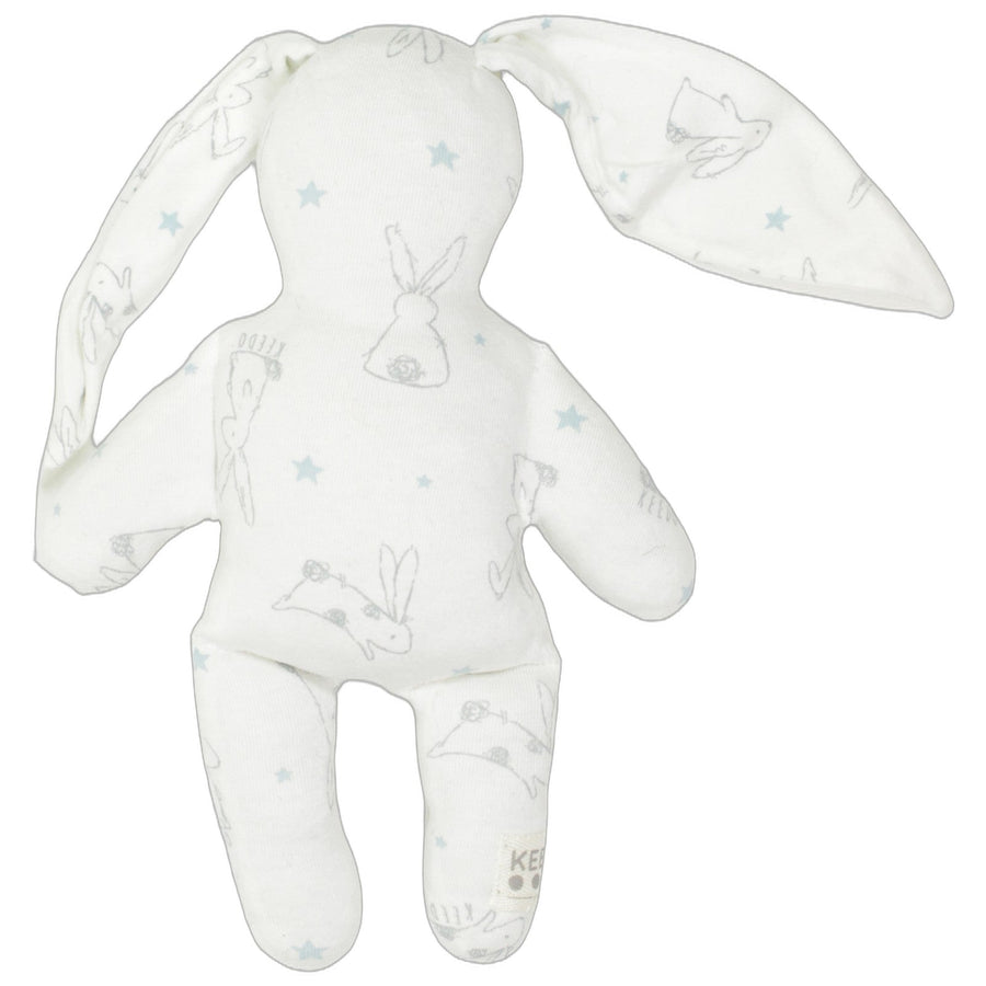 Weißes Hase mit Hasenmuster & langen Ohren