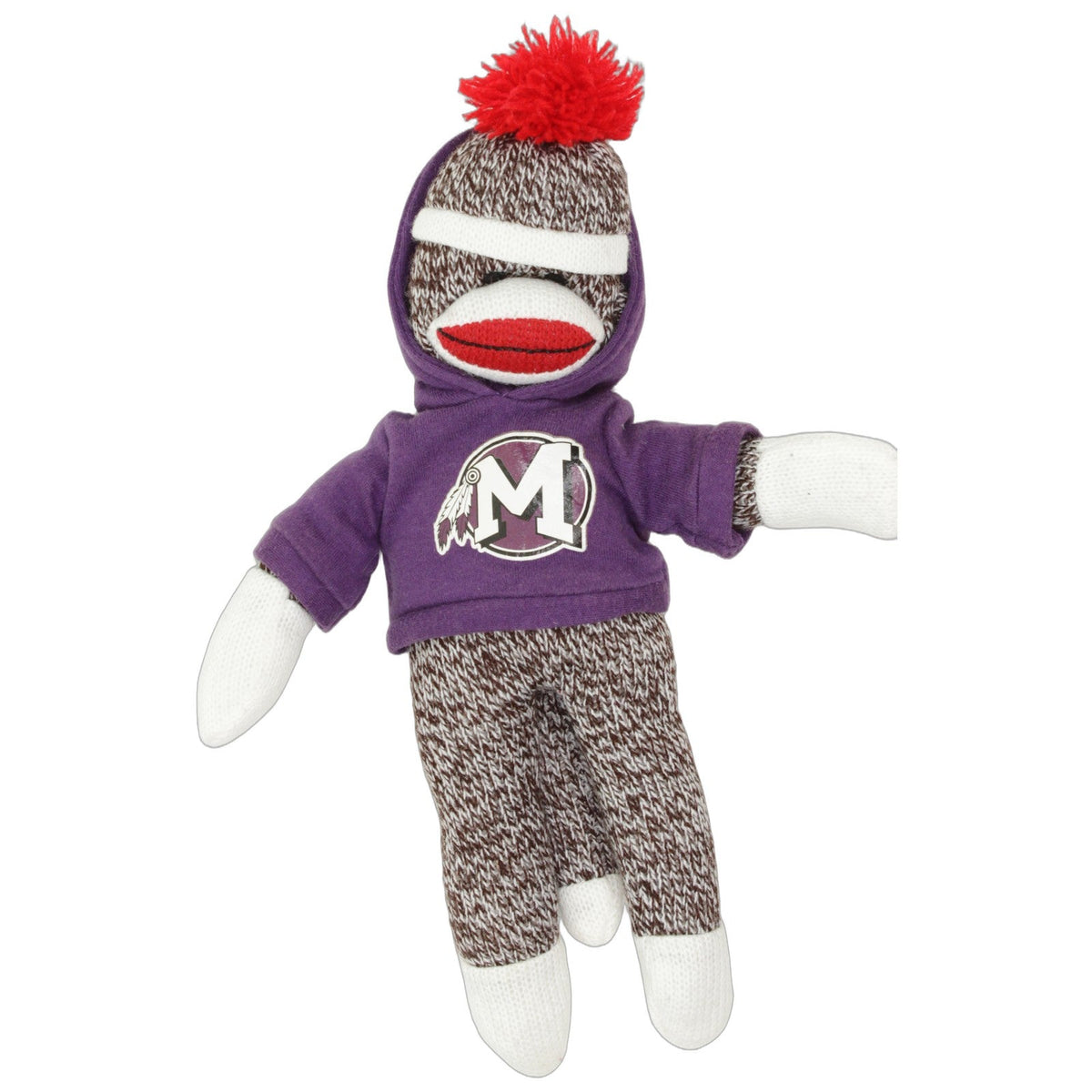 123000029598 Plushland Brauner Affe mit Kapuzenpulli "M" Kuscheltier Kumpel Leo 28cm Affe Braun