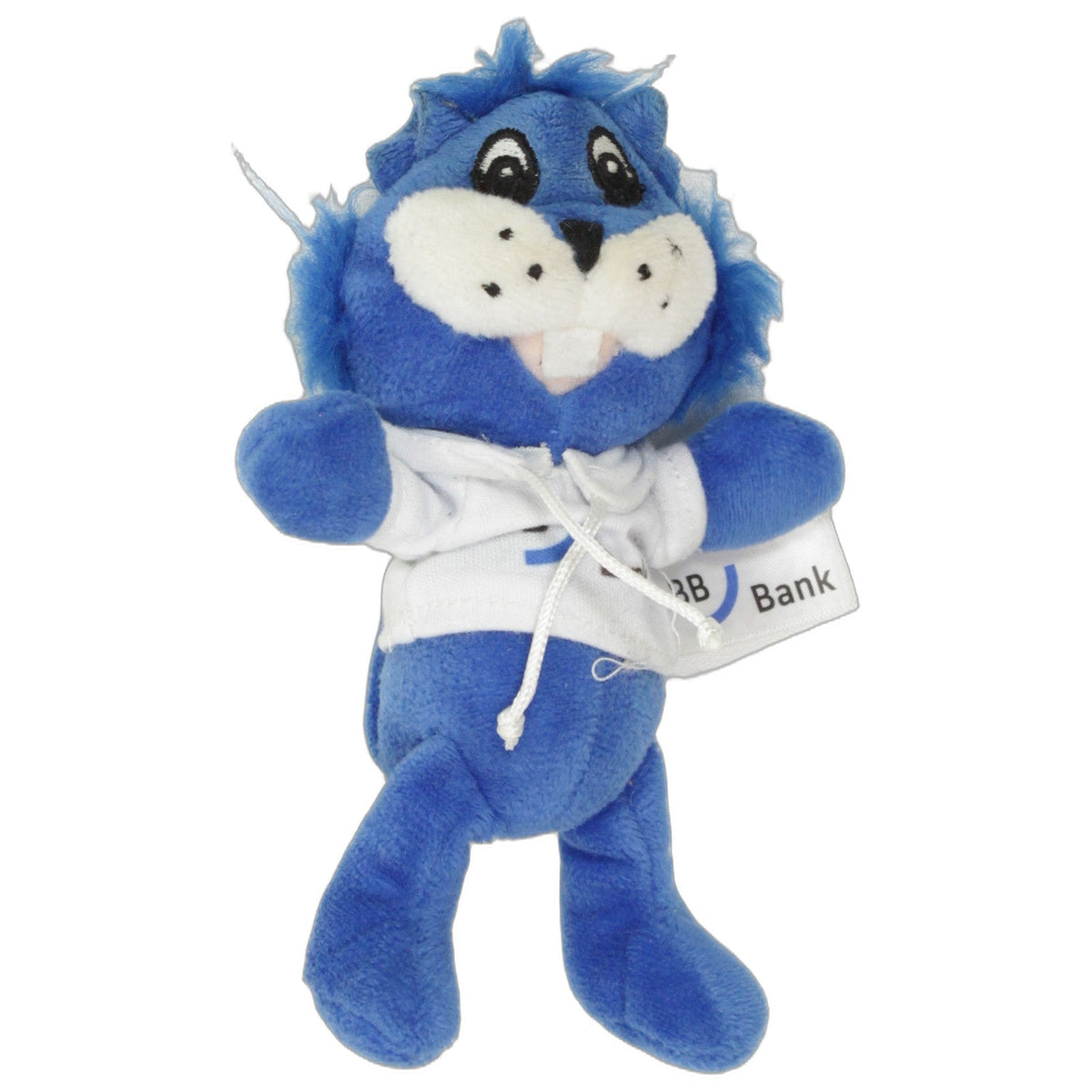 123000029607 CB Präsentwerbung BB Bank, blauer Biber Kuscheltier Kumpel Leo 15cm Biber Blau