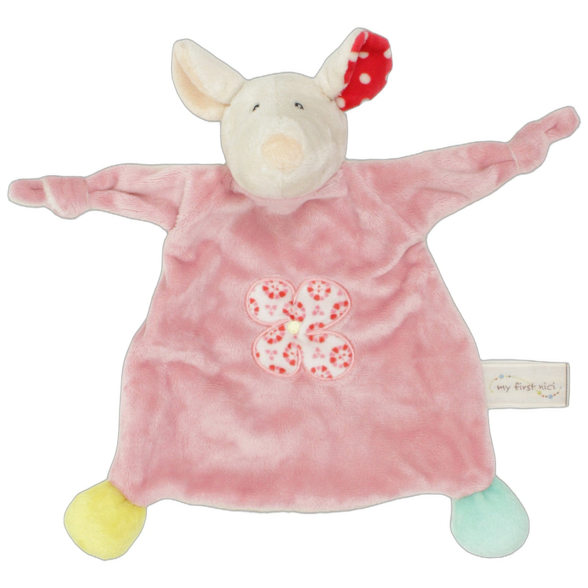 123000029653 NICI My first Nici, Maus mit Blume Schmusetuch Kumpel Leo 25cm 28cm Baby & Kleinkind