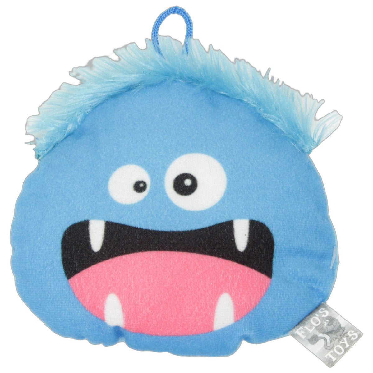 123000029659 FLOTI Süßes blaues Monster mit Haaren Plüschfigur Kumpel Leo 14cm 15cm Blau