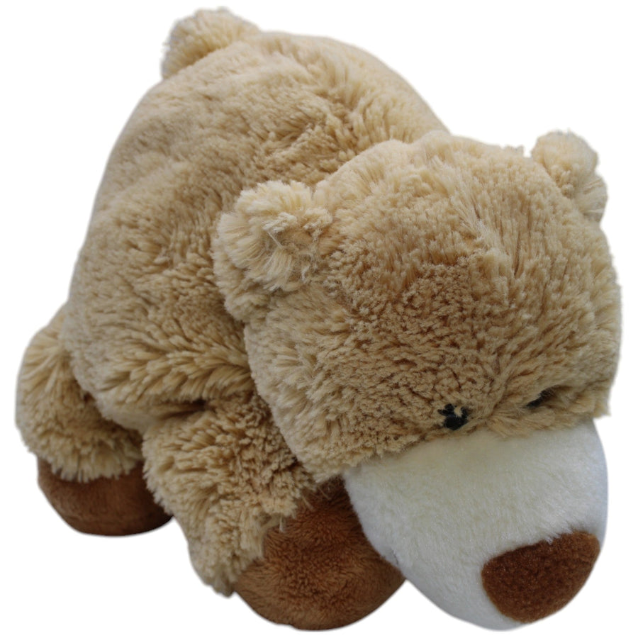 Superweicher hellbrauner Teddybär, liegend