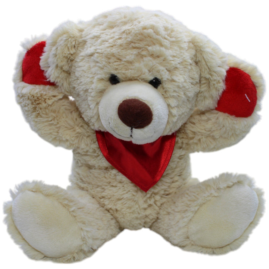 Teddybär mit magnetischen Händen & Ohren, rot