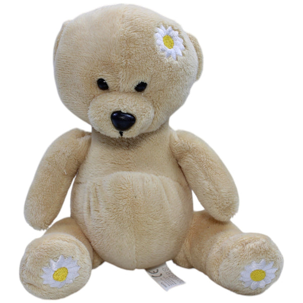 Teddybär mit Blumen, beige