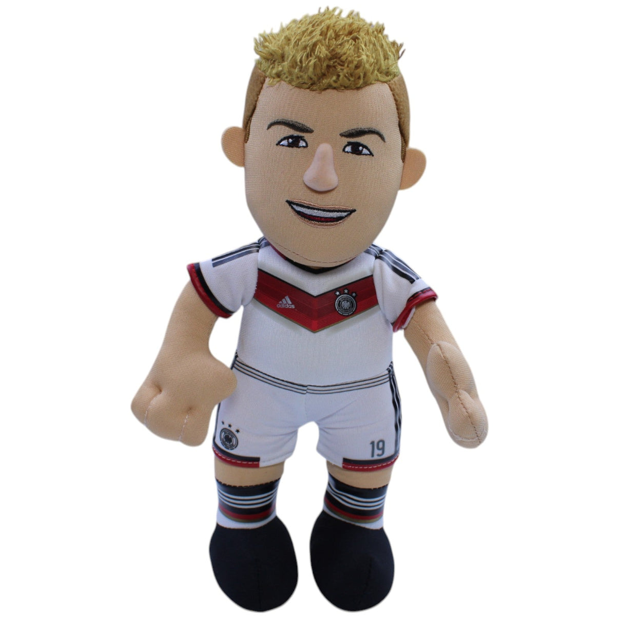 12310296 MIAC Mario Götze in Deutschland - Trikot Plüschfigur Kumpel Leo Fußball Fußball - Weltmeisterschaft Gebraucht