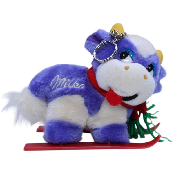 Milka Kuh auf Skiern