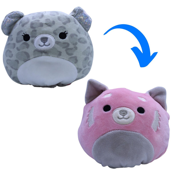 Squishmallows, Flip a Mallows™ Schneeleopard & roter Panda