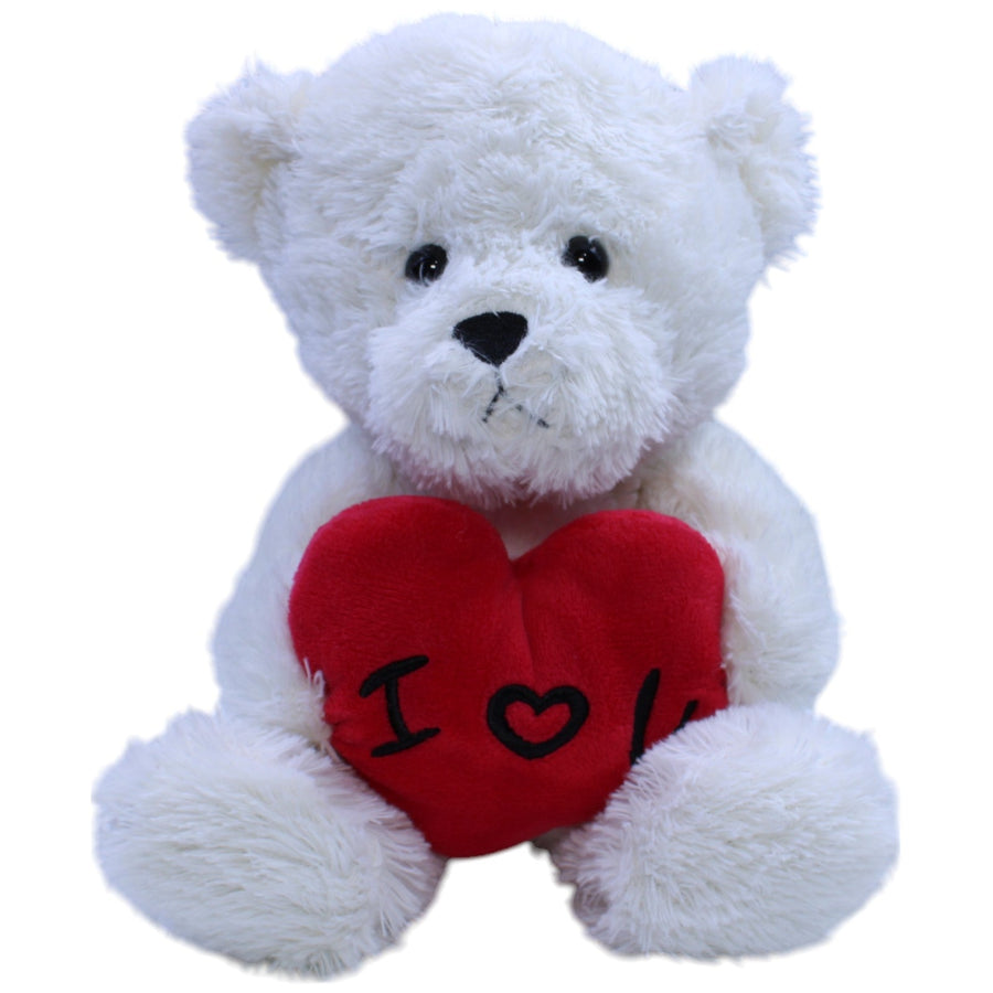 Kuschelfreund, Teddybär mit Herz "I ❤ U"