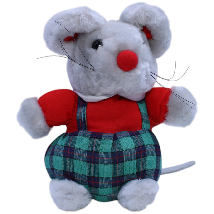 Maus in karierter Latzhose