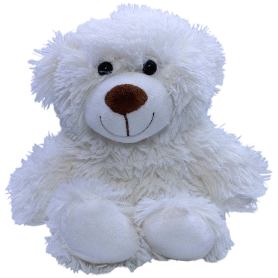 Weißer wuscheliger Teddybär