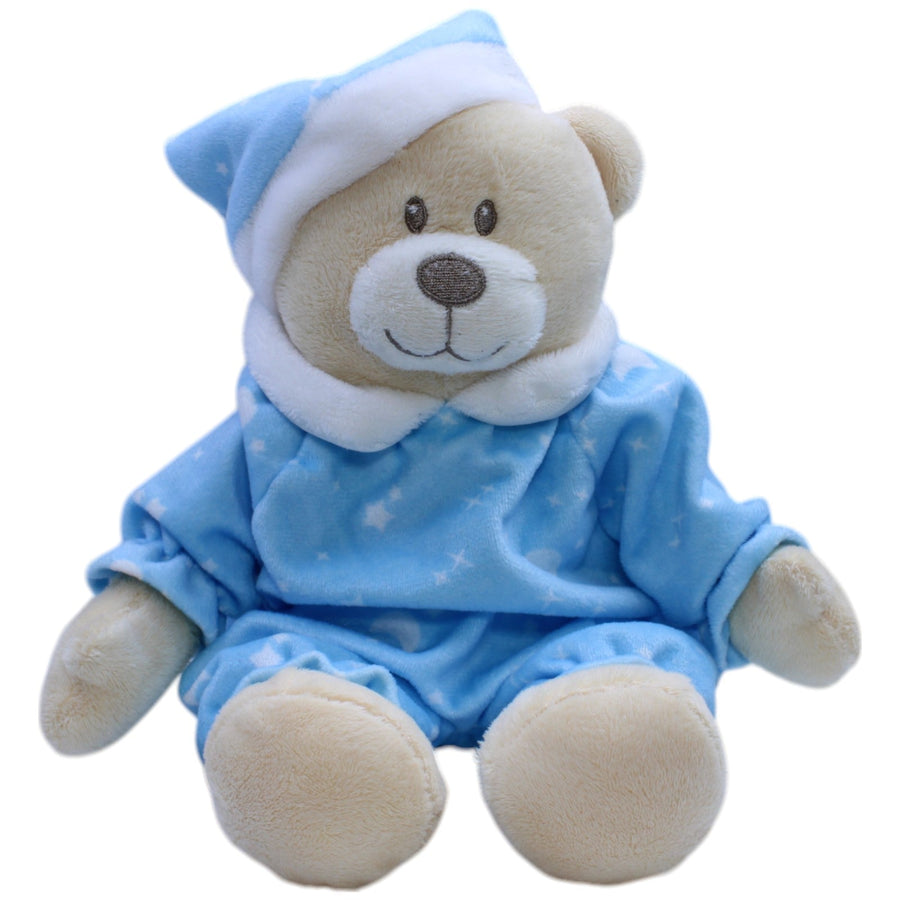Weicher Teddybär mit blauem Schlafanzug